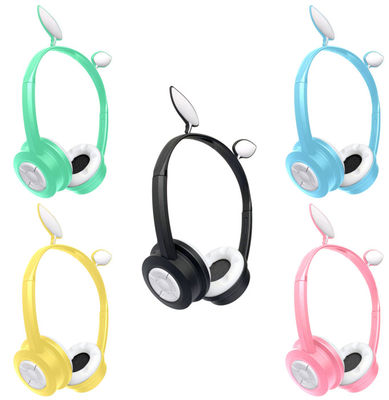 Nuova cuffia avricolare di annullamento di rumore del LED Bluetooth Cat Ear Wireless Headsets Foldable con il Mic